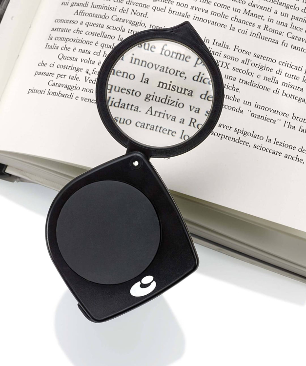 Bild von Taschenlupe aufklappbar Ø 45 mm - 3-fache Vergrößerung