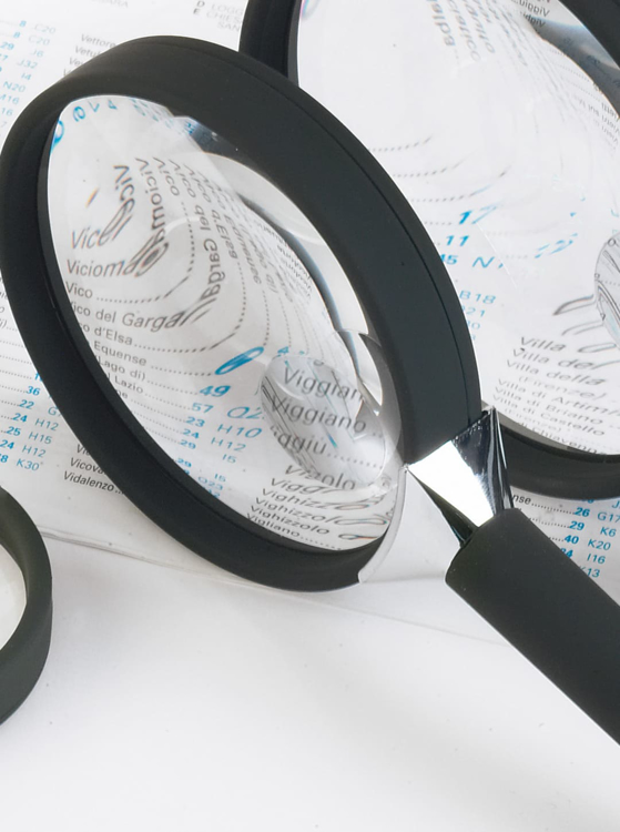 Bild von Bifocal-Lupe Ø 77 mm - 2- bzw. 4-fache Vergrößerung