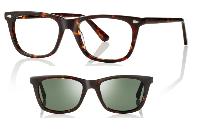 Bild von Acetat-Fassung, Größe 52-18, inkl. magnetischem Sonnenclip