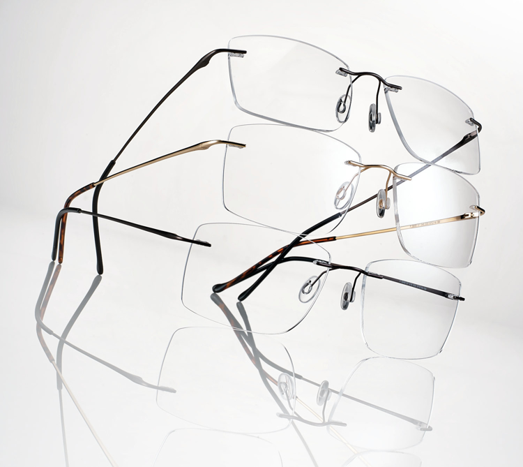 Bild von CentroStyle rimless collection beta-titan, Größe 57-18