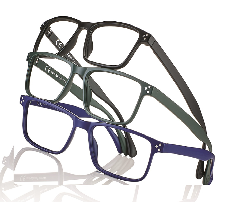 Bild von Kunstststoff-Fertiglesebrille "SMART", in 3 Farben, Gr. 54-17