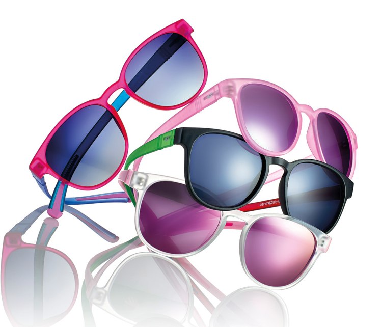 Bild von Kindersonnenbrille aus TR90, Gr. 48-17, in versch. Farben, pol. Gläser