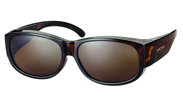 Bild von CentroStyle collection Überziehbrille polarisiert, Größe 60-15 - schildpatt