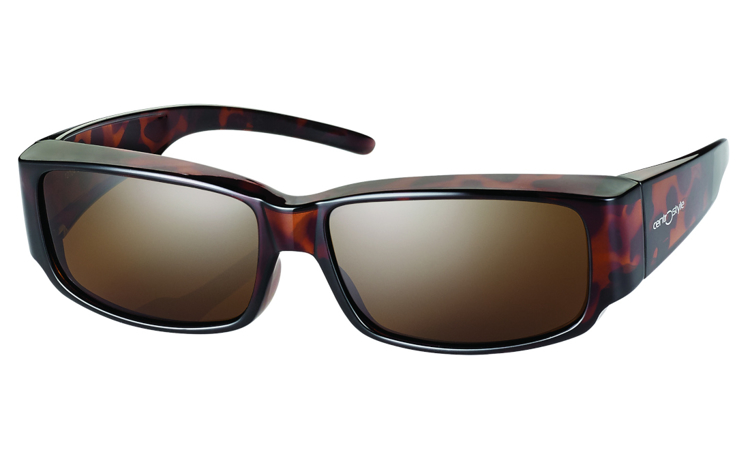 Bild von CentroStyle collection Überziehbrille polarisiert, Größe 59-15 - schildpatt