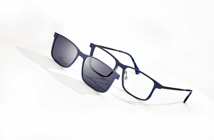 Bild von airport Metall-Fassung "MOON", inkl. magn. Sonnenclip, Gr. 55-17