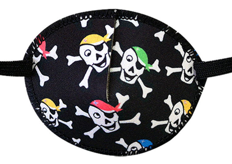 Bild von kay funpatch® - textile Augenokklusionsklappe JUNIOR mit Kopfhalteband