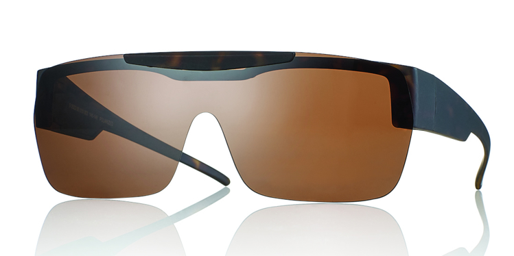 Bild von Überziehbrille, Polycarbonat/TR90, hochklappbarer Clip TAC polarisierend