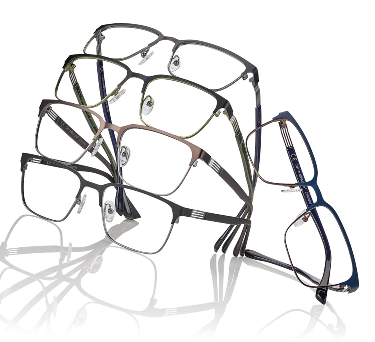 Bild von Metall-Fassung, Gr. 54-17, in verschiedenen Farben