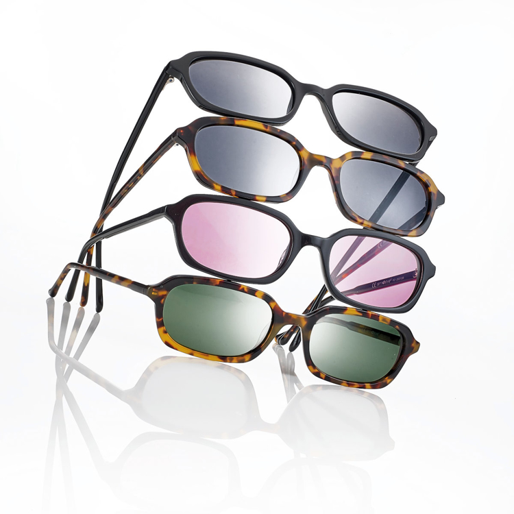 Bild von Acetat-Sonnenbrille, Gr. 53-18, in 4 Farben, Gläser polarisierend, inkl. Etui