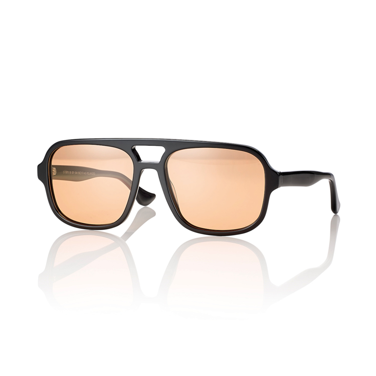 Bild von Acetat-Sonnenbrille, Gr. 56-17, in 2 Farben, Gläser polarisierend, inkl. Etui