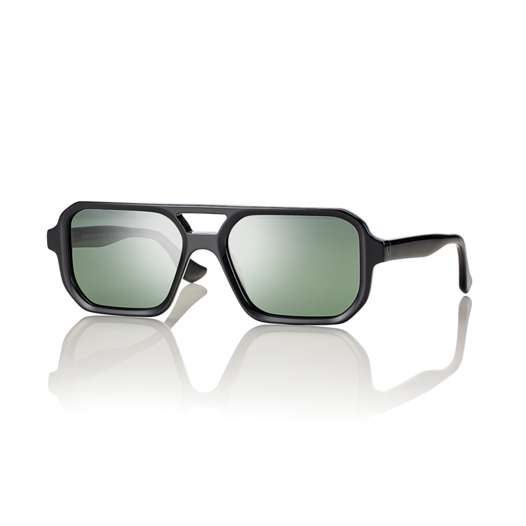 Bild von Acetat-Sonnenbrille, Gr. 55-17, in 3 Farben, Gläser polarisierend, inkl. Etui