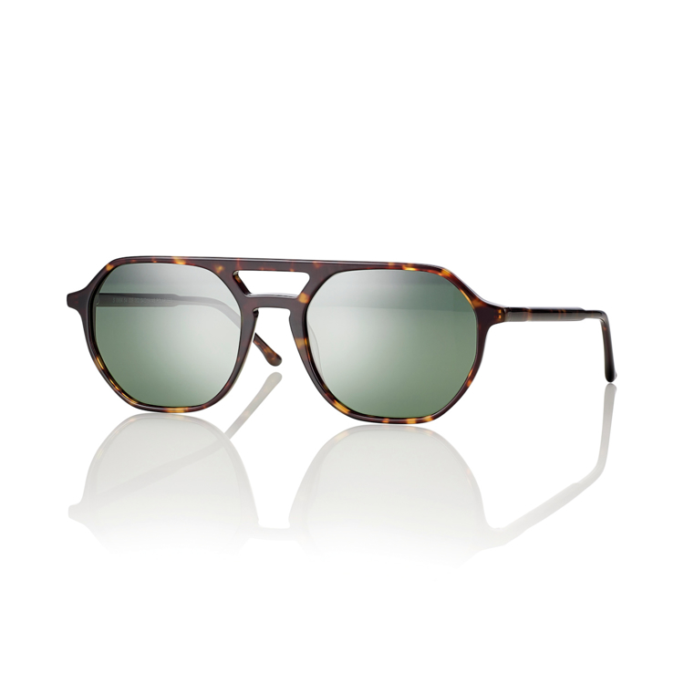 Bild von Acetat-Sonnenbrille, Gr. 54-19, in 2 Farben, Gläser polarisierend, inkl. Etui