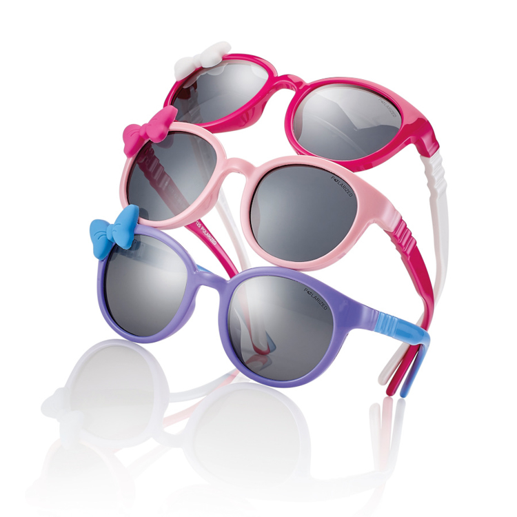 Bild von Kinder-Sonnenbrille "Schleife", Gr. 44-19, mit polarisierenden Gläsern