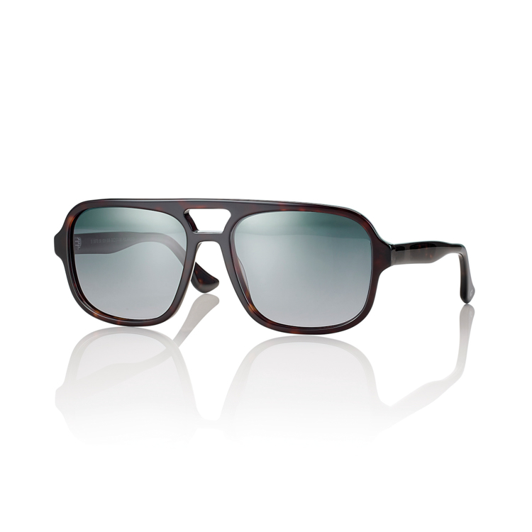 Bild von Acetat-Sonnenbrille, Gr. 56-17, in 2 Farben, Gläser polarisierend, inkl. Etui
