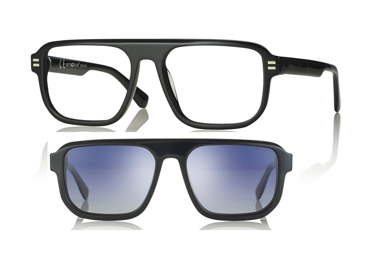 Bild von Acetat Fassung, Gr. 54-17, in 3 Farben, inkl. magnetischem Sonnenclip